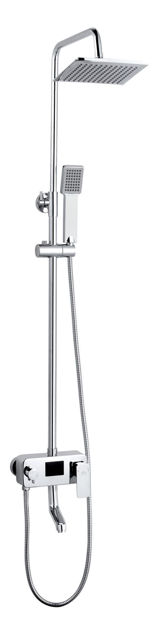 Imagen de Ducha Columna Grifería Con Transferencia Duchador De Mano Display Temperatura