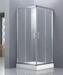 Imagen de Box Cabina Ducha Recto Vidrio Templado Transparente
