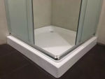 Imagen de Box Cabina Ducha Recto Vidrio Templado Transparente