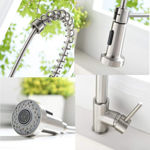 Imagen de Griferia Monocomando Cocina Duchador Acero Inoxidable - L80110