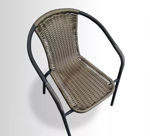 Imagen de Juego De Jardin Mesa Vidrio Redonda + Sillas - Set Combo - Rattan