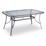 Imagen de Juego de jardín 6 sillones y mesa rectangular - Gris