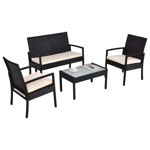Imagen de Juego de living para jardín rattan - LG3110