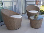 Imagen de Juego de living para jardín rattan - LG1102