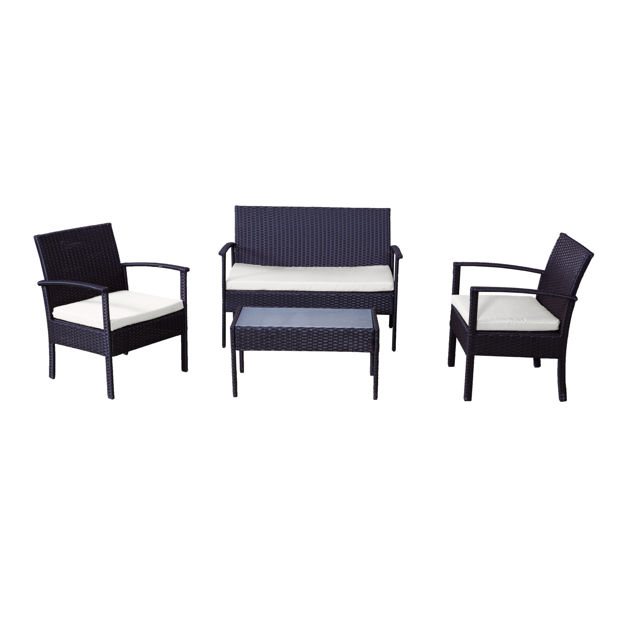 Imagen de Juego de living para jardín rattan - LG3110