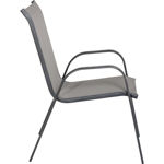 Imagen de Silla de exterior textileno apilable gris