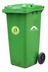 Imagen de Contenedor residuos 120lts c/ruedas  - Tacho basura c/tapa