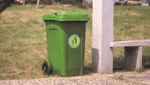 Imagen de Contenedor residuos 120lts c/ruedas  - Tacho basura c/tapa